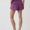 4" boxershorts i seersucker-rutemønster