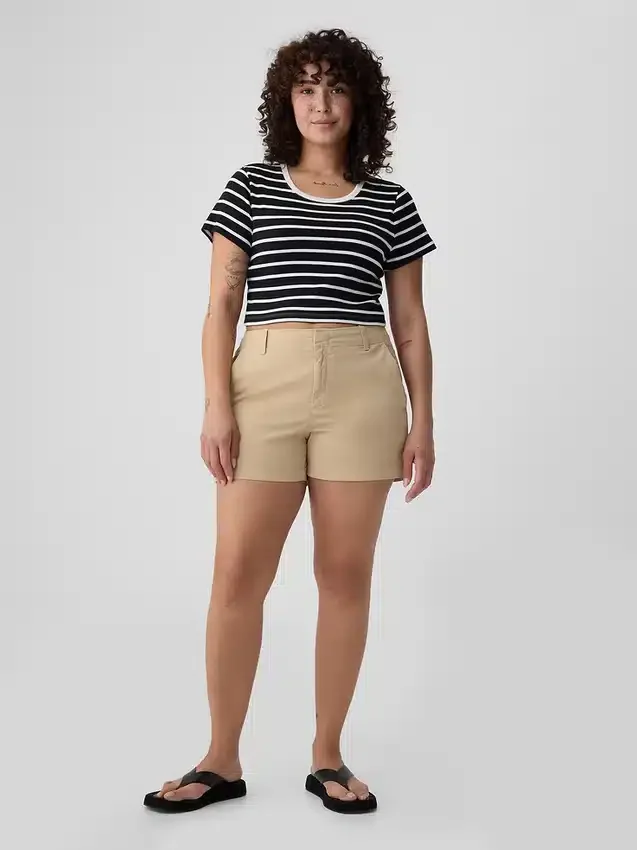 4" Downtown Shorts i khaki