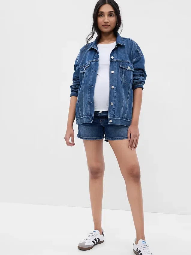 4" Mammaklær-shorts med hel panel