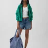 4" midje, ultramyke, avslappede Shorts med avkuttet kant