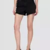 4" midje, ultramyke, avslappede Shorts med avkuttet kant