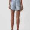 4" midje, ultramyke, avslappede Shorts med avkuttet kant