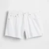 4" midje, ultramyke, avslappede Shorts med avkuttet kant