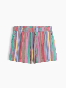 4″ Shorts i bomullsgas med middels høy midje