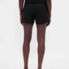 4" Shorts i linblanding med middels høy midje