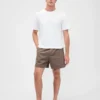 5,5" avslappede shorts i linblanding