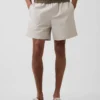 5,5" avslappede shorts i linblanding