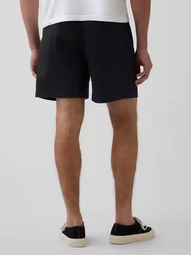 5,5" avslappede shorts i linblanding
