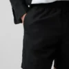 5,5" avslappede shorts i linblanding