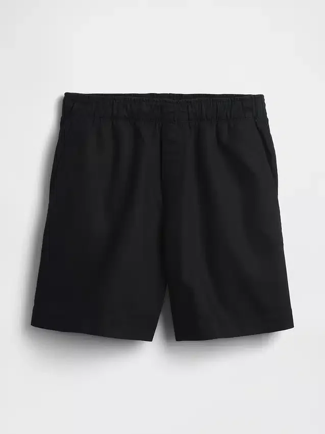 5,5" avslappede shorts i linblanding
