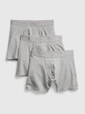 5" boxershorts i økologisk stretchbomull (3-pakning)
