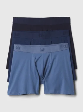 5" boxershorts i økologisk stretchbomull (3-pakning)