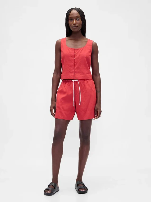 6" Shorts i linblanding