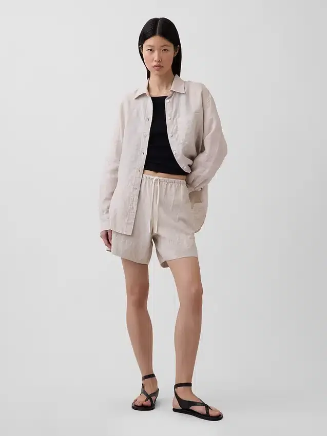 6" Shorts i linblanding