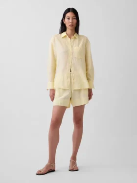 6" Shorts i linblanding