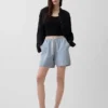 6" Shorts i linblanding