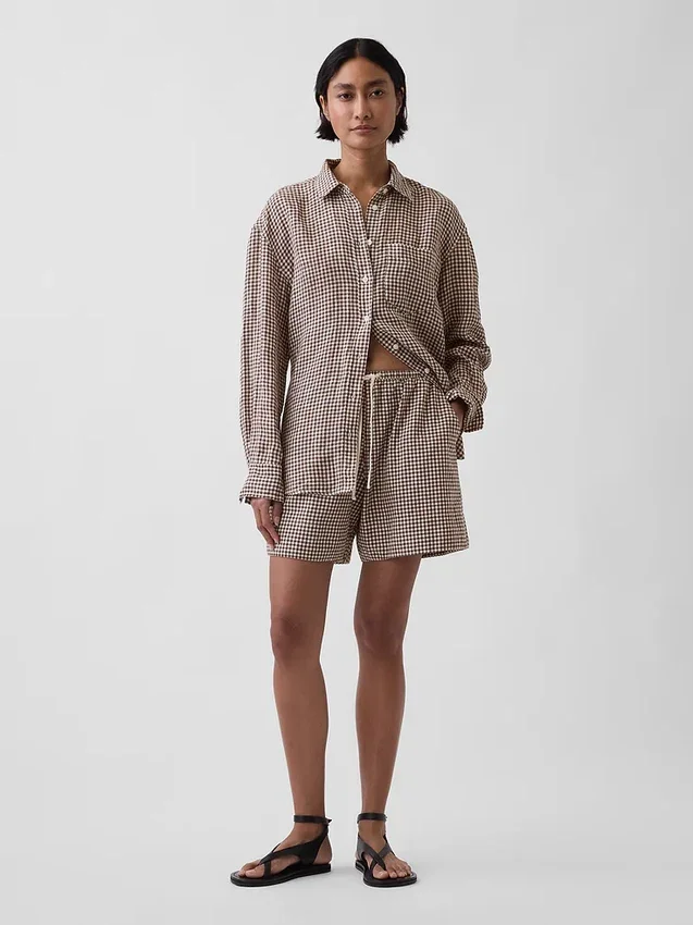 6" Shorts i linblanding