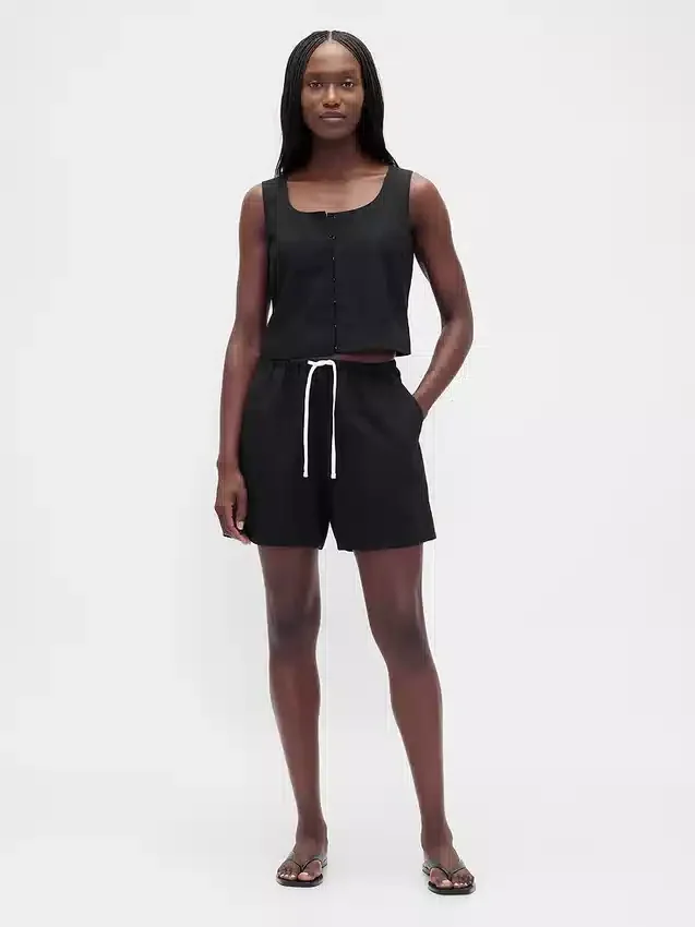 6" Shorts i linblanding