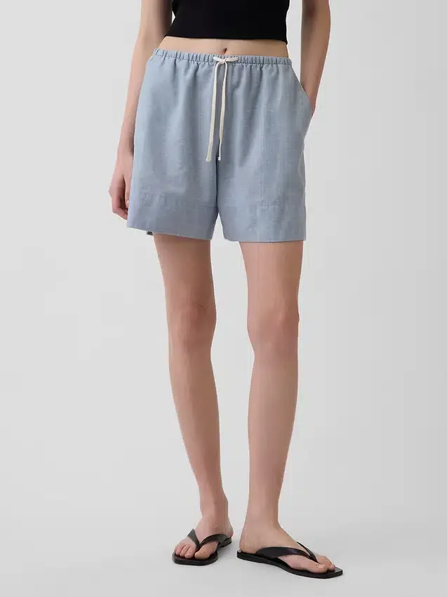 6" Shorts i linblanding