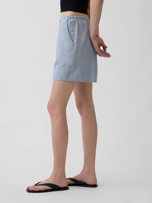 6" Shorts i linblanding