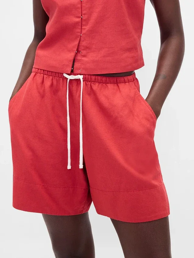 6" Shorts i linblanding