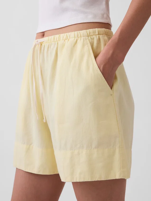6" Shorts i linblanding