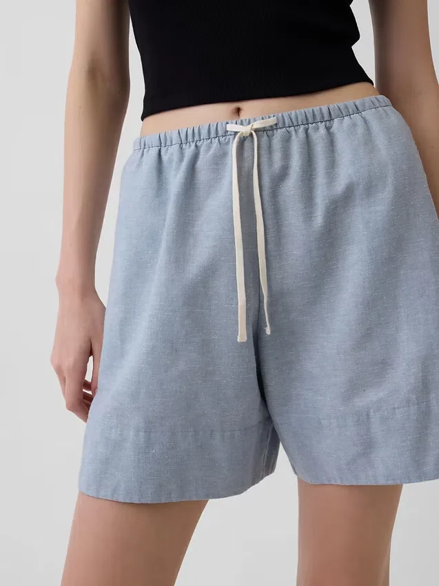6" Shorts i linblanding