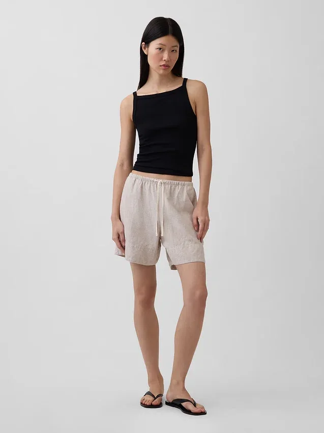 6" Shorts i linblanding