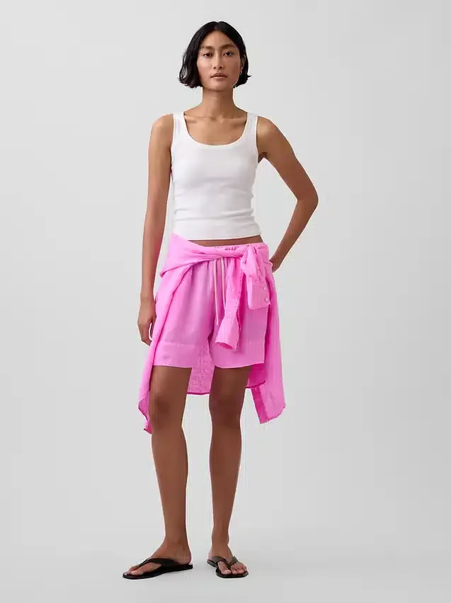 6" Shorts i linblanding