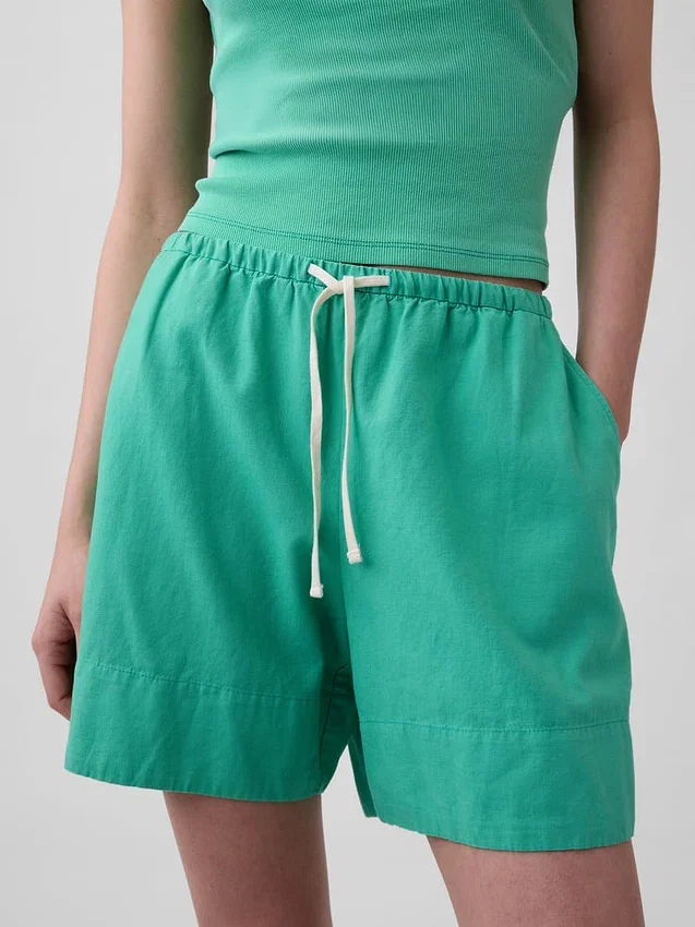 6" Shorts i linblanding