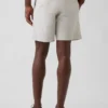 7,5" Shorts i lin-bomullsblanding