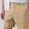 7,5" Shorts i lin-bomullsblanding