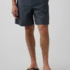 7" avslappede shorts i poplin