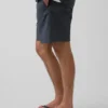 7" avslappede shorts i poplin