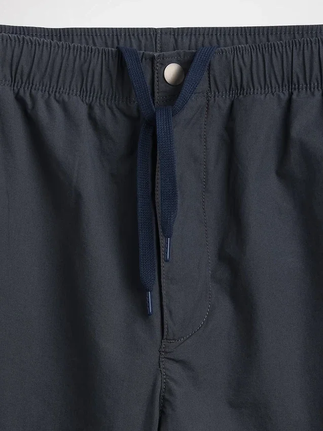 7" avslappede shorts i poplin