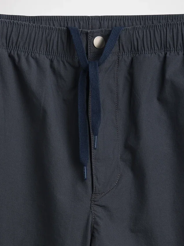 7" avslappede shorts i poplin