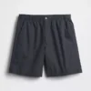 7" avslappede shorts i poplin