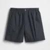 7" avslappede shorts i poplin