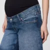 7" Mammaklær-shorts i denim med hel front
