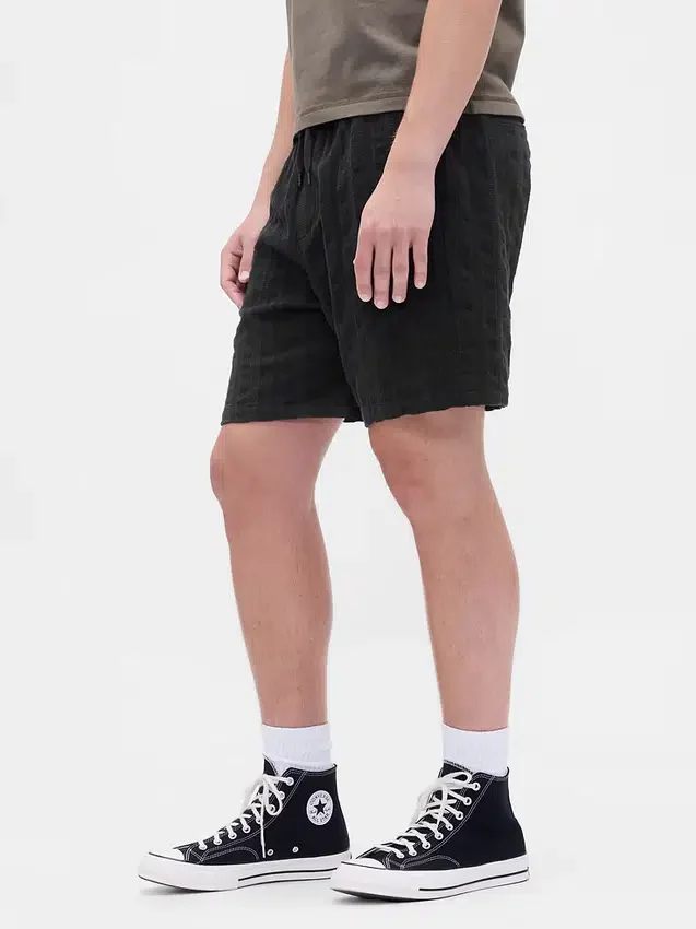 7" strukturerte Easy Shorts