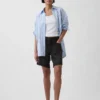 8" Bermudashorts i løs passform med middels høy midje
