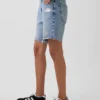 8" Bermudashorts i løs passform med middels høy midje