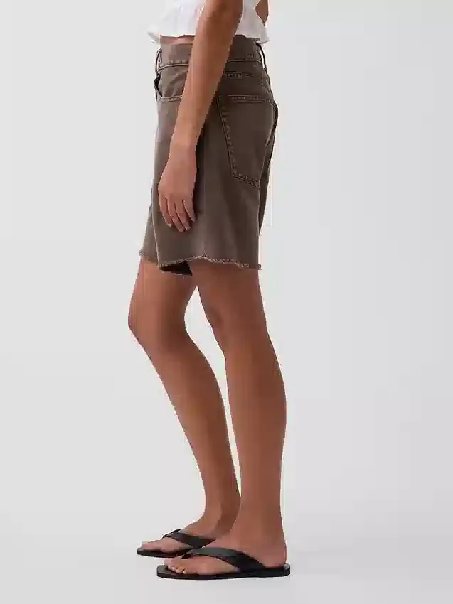 8" Bermudashorts i løs passform med middels høy midje
