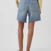 8" Bermudashorts i løs passform med middels høy midje