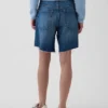 8" Bermudashorts i løs passform med middels høy midje
