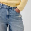 8" Bermudashorts i løs passform med middels høy midje