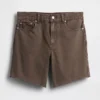 8" Bermudashorts i løs passform med middels høy midje