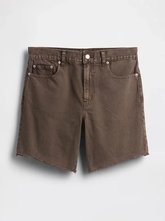 8" Bermudashorts i løs passform med middels høy midje