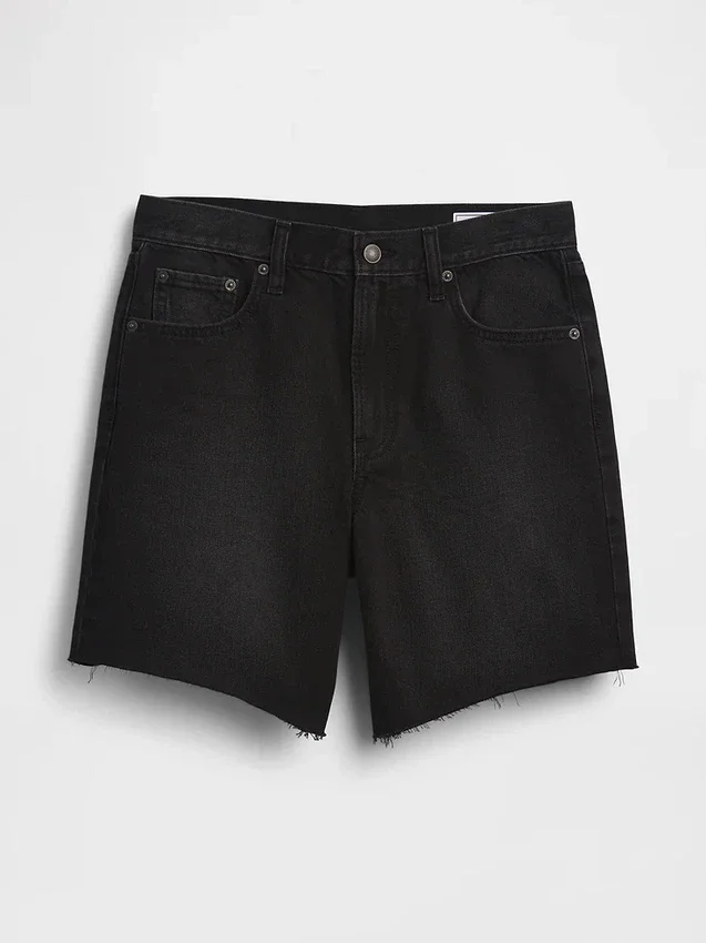 8" Bermudashorts i løs passform med middels høy midje