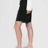 8" Bermudashorts i løs passform med midhøy midje i 90-tallsstil